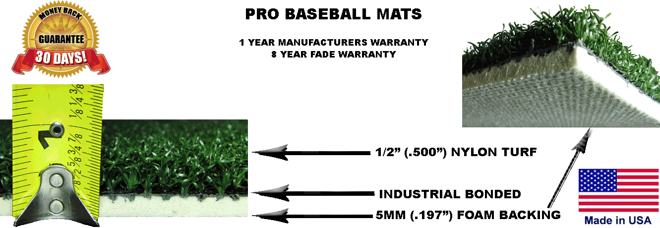 Pro Baseball Mats
